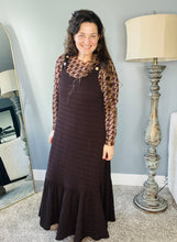 Lenora Textured Jumper- Brown