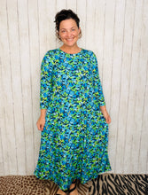Brenda Blue & Green Dress