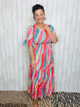Mallory Colors of Summer Patchwork Dress