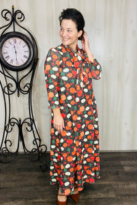 Power On The Day Dress- Pumpkins