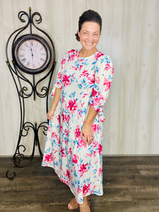 Miss Regina Ivory & Pink Floral