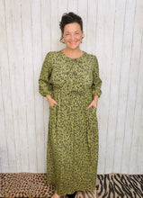 Missy Olive Animal Print Dress