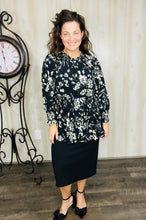 Tabby Black & Leopard Top