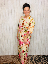 Tessa Beige Floral Dress