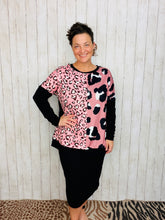 Baby Pink & Leopard Top
