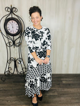 Floral & Houndstooth Dreams Dress