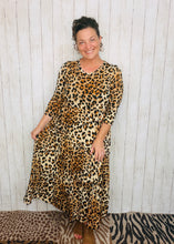 Tonya Marie Tiered Dress- Leopard Print