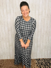Black & Plaid Dreams Dress