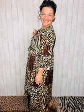 Missy Midi Length Animal Print Dress