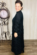 Ruffles & Class Dress- Black