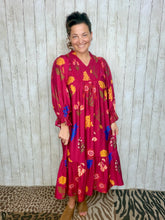 Janice Raspberry Mix Dress