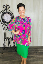 Marissa Pink Paisley Tunic