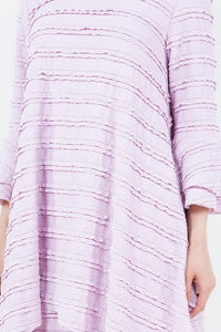 Feminine & Lace Tunic- Lavender