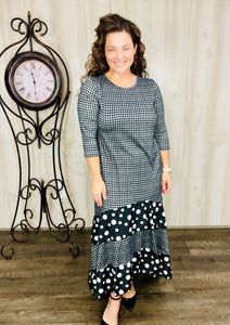 Plaid & Polkadot Dreams Dress