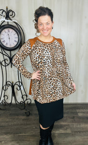 Calandra Leopard & Rust Tunic