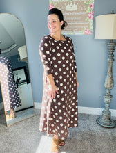 Hannah Brown Dot Dress