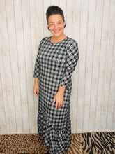 Black & Plaid Dreams Dress