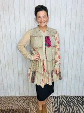 Artisan Embroidered Patchwork Tunic Top