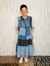 Mineral Wash & Stars Chambray Jumper Dress