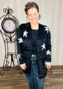 Oh My Stars Black Cardigan