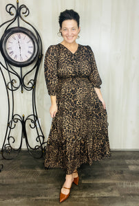 Katie Classic Leopard Dress