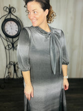 Suzanne Ombre Charcoal Dress