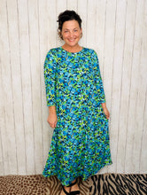 Brenda Blue & Green Dress