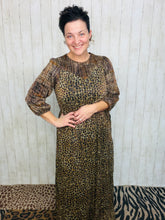 Leopard & Plaid Sequin Dress