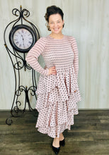Georgia Polkadot Dress- Pink, Olive, or Black