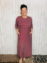 Everyday Style Dress- Burgundy