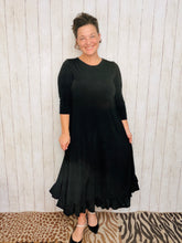 Handkerchief Dress- Black
