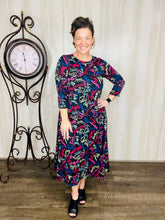 Jillian Flowy Hanky Dress- Be Happy