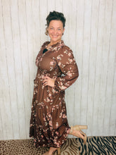 Julia Frilled Floral Dress