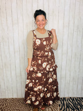 Fall Floral Ribbed Jumper