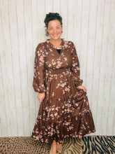 Julia Frilled Floral Dress