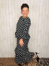 Kimmy Ruffle Skirt (Regular & Plus)-Polkadot