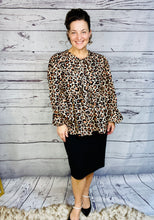 Lillian Classic Leopard Bow Top