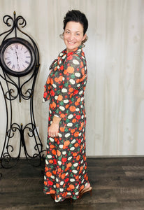 Power On The Day Dress- Pumpkins