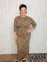Marissa Ribbed Skirt- Leopard