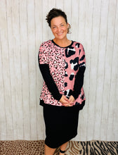 Baby Pink & Leopard Top