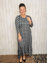 Black & Plaid Dreams Dress