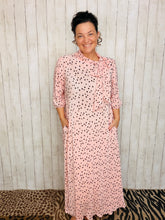 Power On The Day Dress-Pink Polkadot
