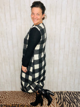 Buffalo Plaid Cardigan (White or Red)