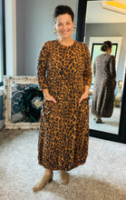 Take On The Day- Leopard Print Bubble Hem Dress