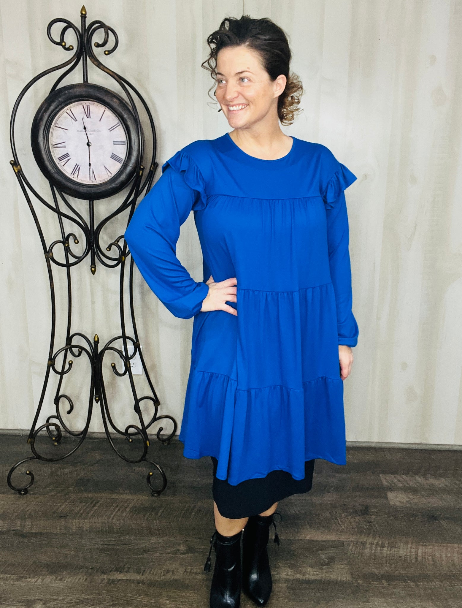 Katrina Royal Blue Tunic The King's Daughter Boutique Katrina Royal Blue Tunic The King's Daughter Boutique