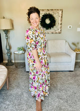 Kara Ivory & Floral Dress