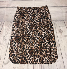 Missy Dark Leopard Print Swim/Active Skirt (Hidden Shorts) 26”-29"