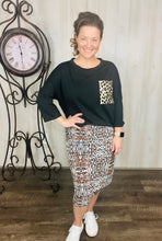 Sunshine Meets Leopard Pocket Top