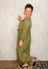 Missy Olive Animal Print Dress