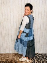 Mineral Wash & Stars Chambray Jumper Dress